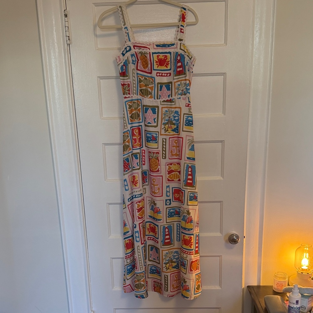 Colorful Printed Maxi Dress